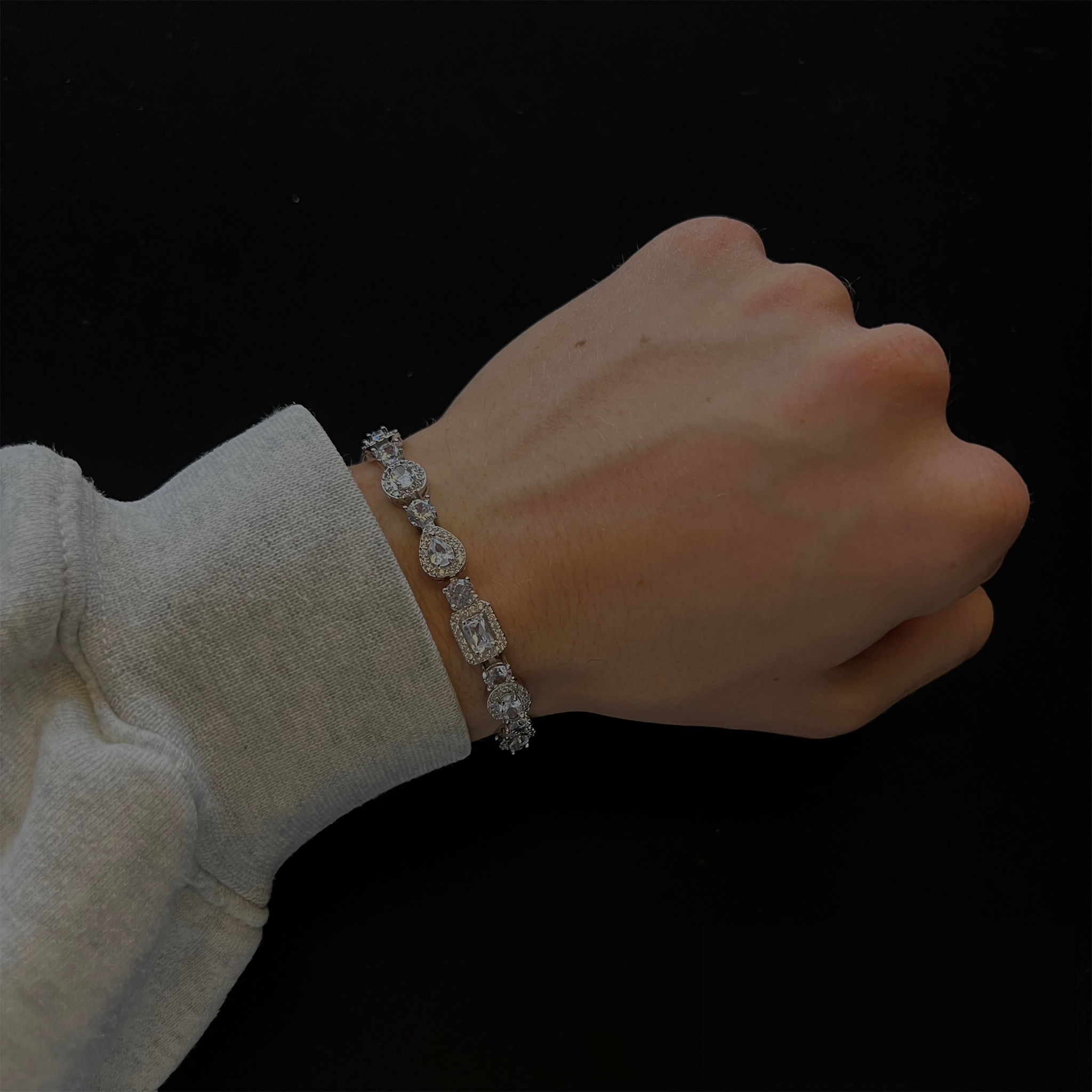 BRANSOLETKA MULTI-STONE