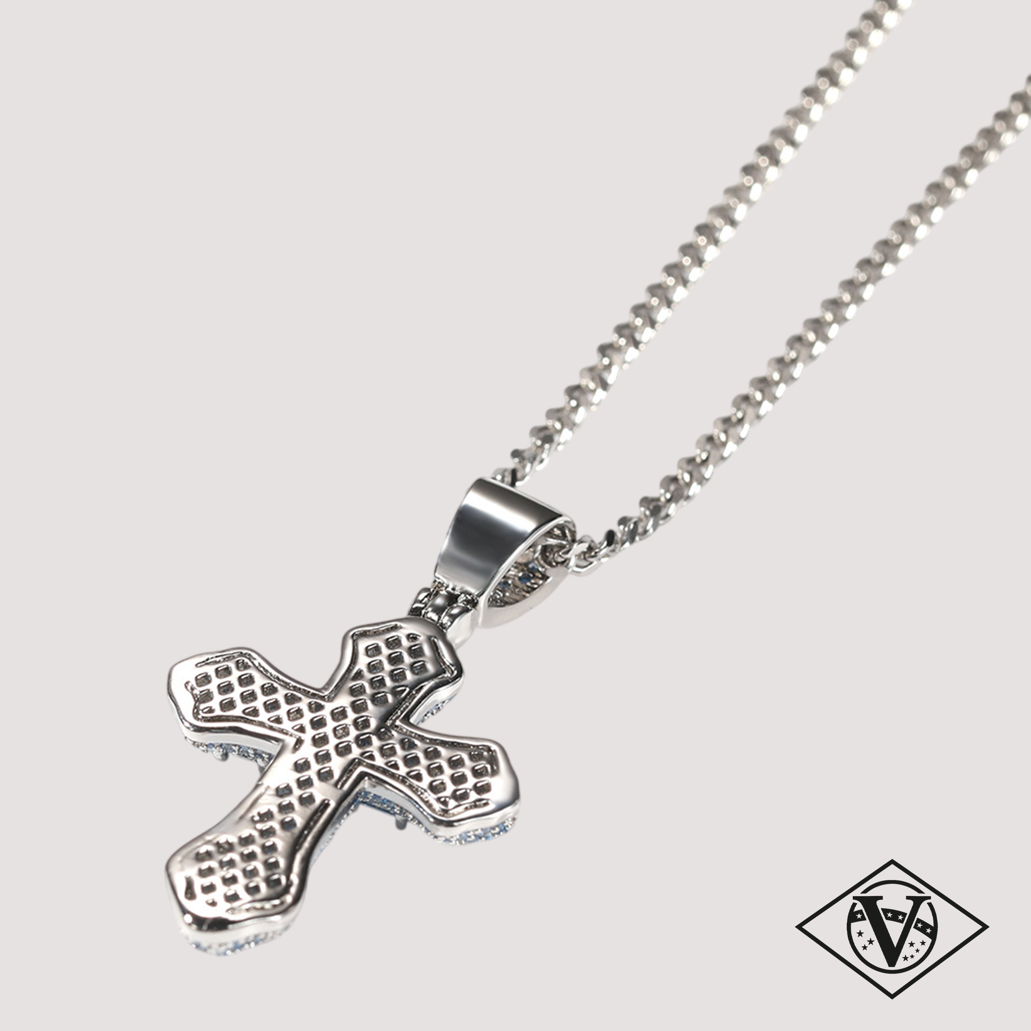 ŁAŃCUCH CROSS [PINK]