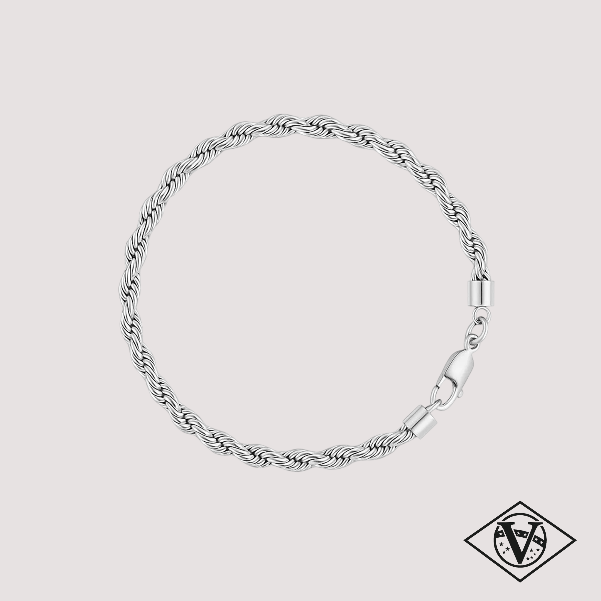 BRANSOLETKA ROPE [SILVER]