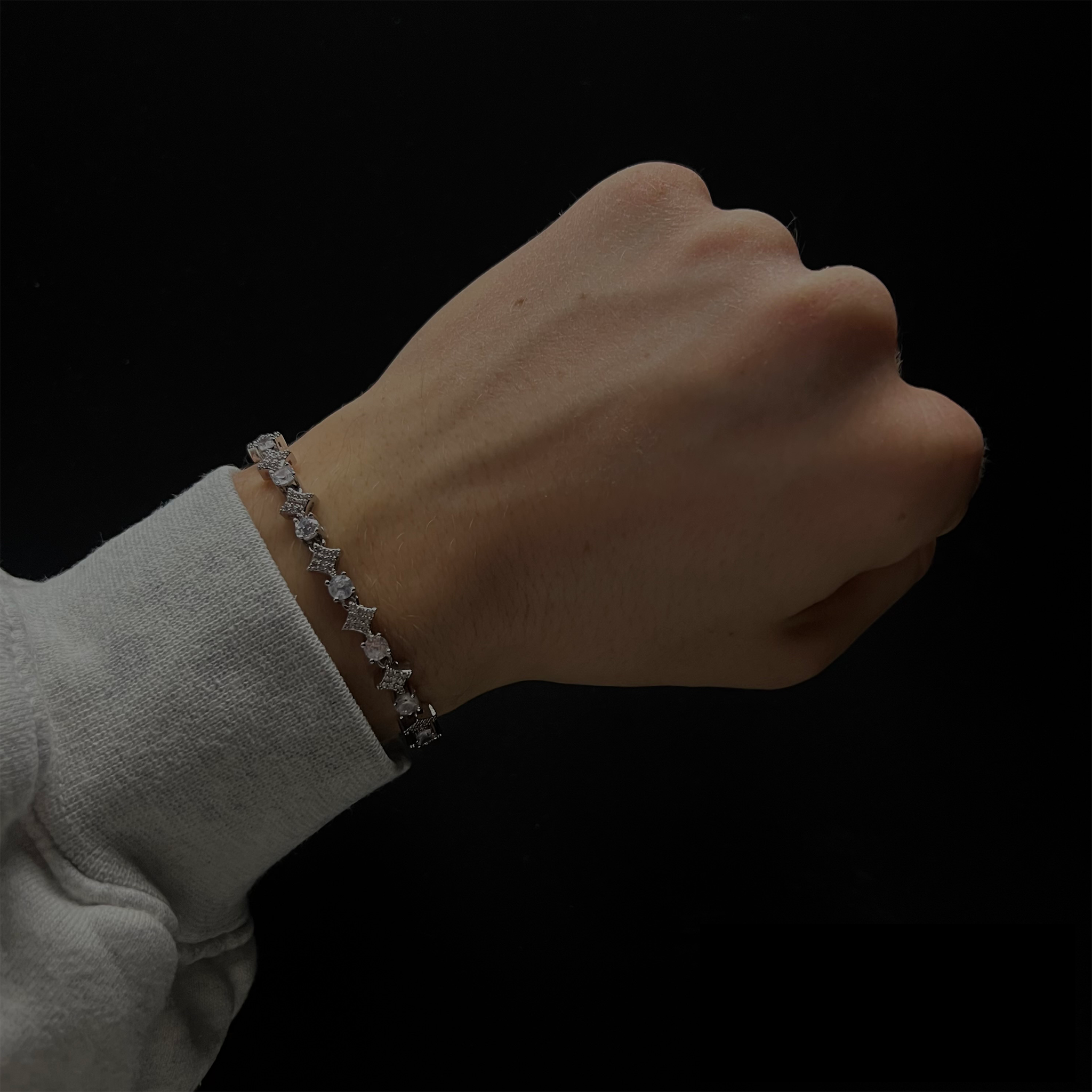 BRANSOLETKA STARLET [SILVER]